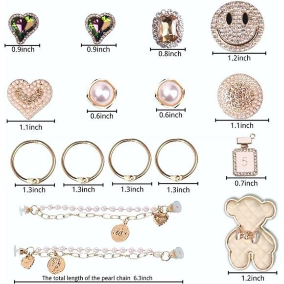 Cute Croc Charms for Girls and Teens, Bling Croc Charm for Women, Designer Croc - Picture 6 of 6